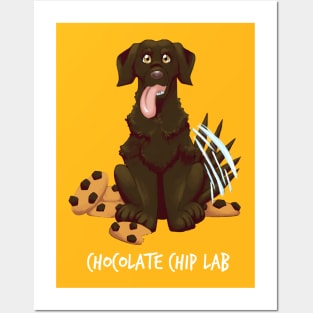 Chocolate Chip Lab Posters and Art